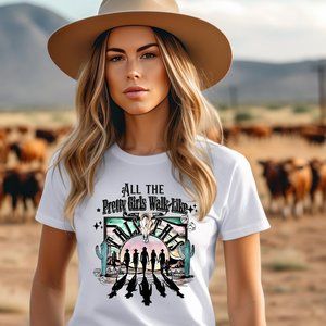 All the Pretty Girls walk like this T shirt.